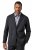 JP1880 Naples Flexnamic Blazer en jersey Gris foncé chiné - Costumes - Costumes grandes tailles 