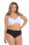Ulla Popken 851752 Culottes à rayures lot de 5 Noir - Culottes - 