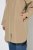 Ulla Popken 851764 Manteau oversize à capuche amovible Sable - Manteaux - Manteaux femme grande taille
