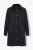 Ulla Popken 851765 Manteau en velours côtelé Bleu marine - Manteaux - Manteaux femme grande taille