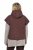 Ulla Popken 851785 Gilet matelassé oversize à capuche Marron - Gilets sans manches - 