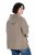 Ulla Popken 851788 Manteau en laine Marron clair - Manteaux - Manteaux femme grande taille