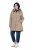 Ulla Popken 851789 Manteau technique Marron - Manteaux - Manteaux femme grande taille