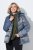 Ulla Popken 851790 Veste matelassée Bleu denim - Vestes - Vestes femme grande taille