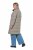 Ulla Popken 851801 Manteau matelassé Blanc cassé - Manteaux - Manteaux femme grande taille