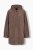 Ulla Popken 851809 Veste teddy Marron clair - Vestes - Vestes femme grande taille