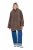 Ulla Popken 851809 Veste teddy Marron clair - Vestes - Vestes femme grande taille