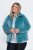 Ulla Popken 851819 Veste en velours côtelé Gris - Vestes - Vestes femme grande taille