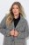 Ulla Popken 851826 Manteau en laine Blanc cassé - Manteaux - Manteaux femme grande taille