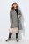 Ulla Popken 851826 Manteau en laine Blanc cassé - Manteaux - Manteaux femme grande taille