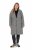 Ulla Popken 851826 Manteau en laine Blanc cassé - Manteaux - Manteaux femme grande taille