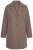 Ulla Popken 851829 Manteau en laine trapèze à revers Marron clair - Manteaux - Manteaux femme grande taille