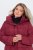 Ulla Popken 851832 Veste matelassée Rouge - Vestes - Vestes femme grande taille