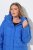 Ulla Popken 851832 Veste matelassée Pétrole - Vestes - Vestes femme grande taille