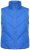 Ulla Popken 851833 Gilet matelassé à col montant Bleu - Gilets sans manches - 