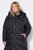 Ulla Popken 851842 Manteau matelassé Noir - Manteaux - Manteaux femme grande taille