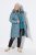 Ulla Popken 851842 Manteau matelassé Kaki - Manteaux - Manteaux femme grande taille