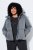 Ulla Popken 851854 Veste matelassée Gris chiné - Vestes - Vestes femme grande taille