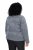 Ulla Popken 851854 Veste matelassée Gris chiné - Vestes - Vestes femme grande taille