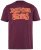 JP1880 851910 Rolling Stones Vintage Logo T-shirt Aubergine - T-shirts de groupes - T-shirts de groupes grande taille