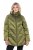 Ulla Popken 852023 Manteau matelassé Vert olive - Manteaux - Manteaux femme grande taille