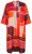 Ulla Popken 852024 Robe mi-longue trapèze à manches 3/4 Rose - Robes midi - Robes midi grande taille