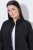 Ulla Popken 852076 Veste en crêpe matelassée à col montant Noir - Vestes - Vestes femme grande taille