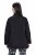 Ulla Popken 852076 Veste en crêpe matelassée à col montant Noir - Vestes - Vestes femme grande taille