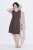 Ulla Popken 852190 Robe en jersey Brun acajou - Robes d'été - Robes d'été grande taille