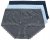 Ulla Popken 852249 Culottes lot de 3 Anthracite - Culottes - 