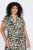 Ulla Popken 852257 Robe longue imprimée Taupe - Robes maxi - Robes maxi grande taille