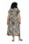 Ulla Popken 852257 Robe longue imprimée Taupe - Robes maxi - Robes maxi grande taille