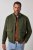 JP1880 852294 Veste en mélange de laine à col montant Vert kaki - Vestes - Vestes Homme Grandes Tailles