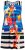Ulla Popken 852308 Robe en jersey rayée Bleu marine - Robes en jersey - 