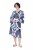 Ulla Popken 852314 Robe imprimée Blanc - Robes midi - Robes midi grande taille