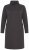 Ulla Popken 852456 Robe sweat à col roulé Marron foncé - Robes sweat - 