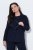 Ulla Popken 852498 Blazer à strass Bleu marine - Blazers - Blazers grande taille pour femme