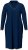 Ulla Popken 852526 Chemise de nuit à col chemise Bleu marine - Chemises de nuit - 