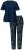 Ulla Popken 852577 Pyjama à motifs Bleu marine - Pyjamas/vêtements de détente - 