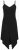 Ulla Popken 852636 Robe portefeuille Noir - Robes en jersey - 