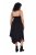 Ulla Popken 852636 Robe portefeuille Noir - Robes en jersey - 