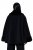 Ulla Popken 852644 Veste cape à bordure en fausse fourrure Noir - Ponchos & capes - 