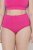 Ulla Popken 852761 Culottes à rayures taille haute lot de 5 Pétrole - Culottes - 