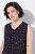 Ulla Popken 852824 Robe fleurie Noir - Robes d'été - Robes d'été grande taille