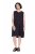 Ulla Popken 852824 Robe fleurie Noir - Robes d'été - Robes d'été grande taille