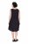Ulla Popken 852824 Robe fleurie Noir - Robes d'été - Robes d'été grande taille