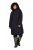 Ulla Popken 852901 Manteau technique Noir - Manteaux - Manteaux femme grande taille