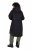 Ulla Popken 852901 Manteau technique Noir - Manteaux - Manteaux femme grande taille