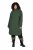 Ulla Popken 852901 Manteau technique Vert olive - Manteaux - Manteaux femme grande taille