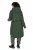 Ulla Popken 852901 Manteau technique Vert olive - Manteaux - Manteaux femme grande taille